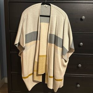 Loft Sweater Poncho Cape